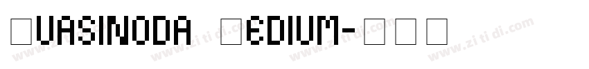 Quasinoda Medium字体转换
